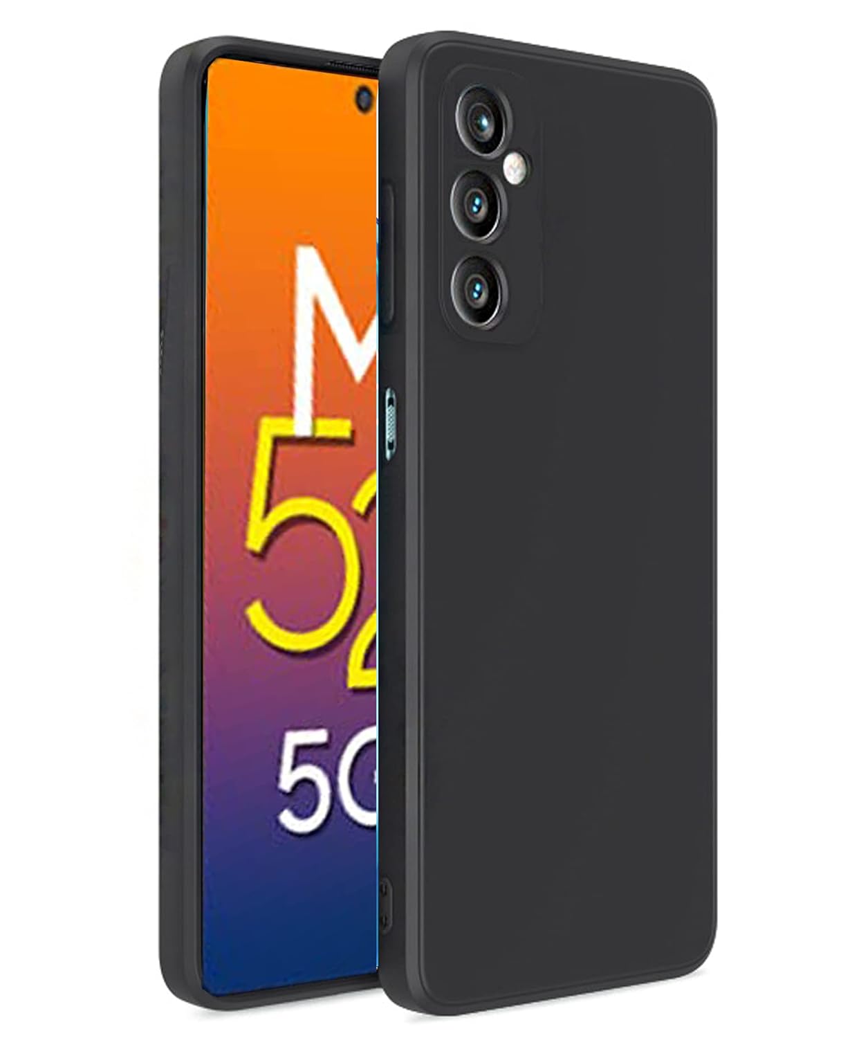 Matte Finish Silicone Cover for Samsung M52 5G