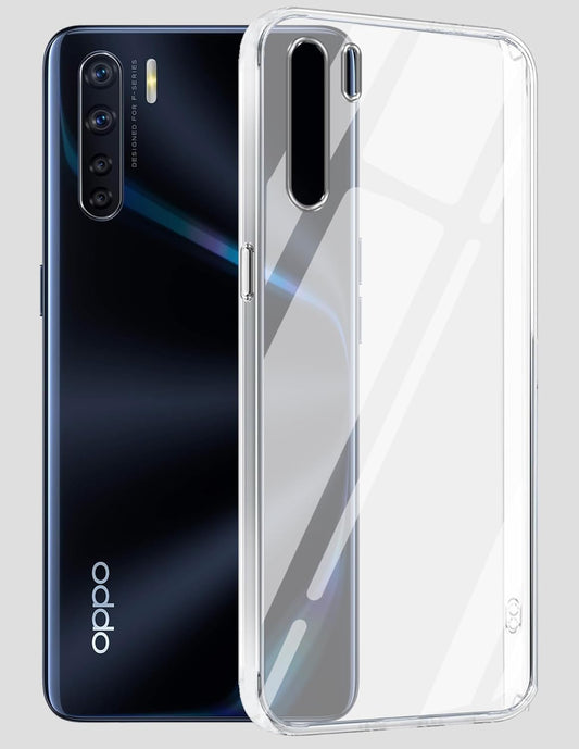 Oppo F15 (Lifetime Anti-Yellow Clear Back Cover)