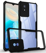 Vivo Y02/Y02T Back Cover (Black Bumper)