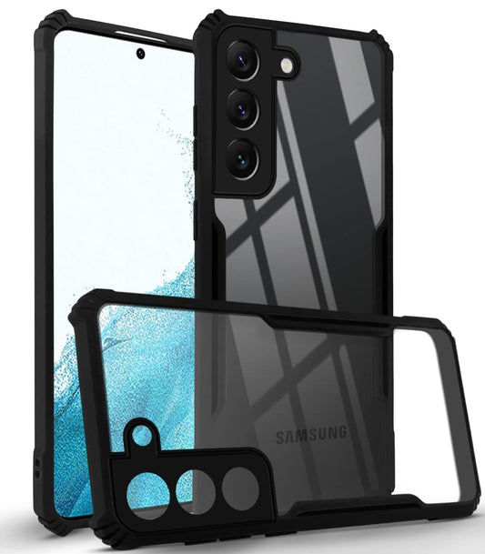 Samsung S22 5G Back Cover (Silicone Border)