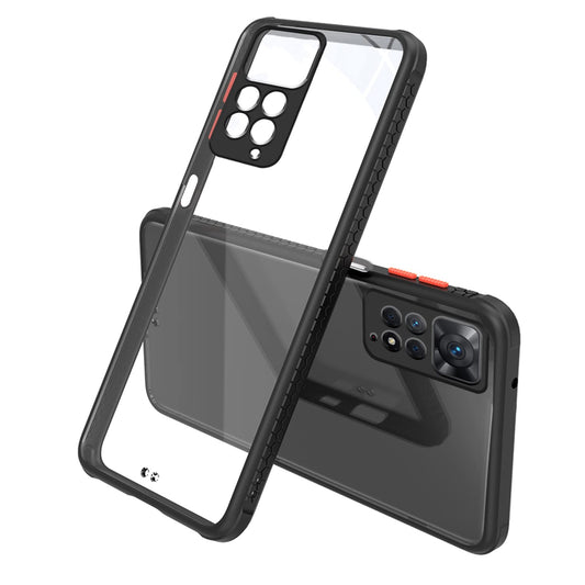 Redmi Note 11/ 11S Back Cover (Black Bumper)