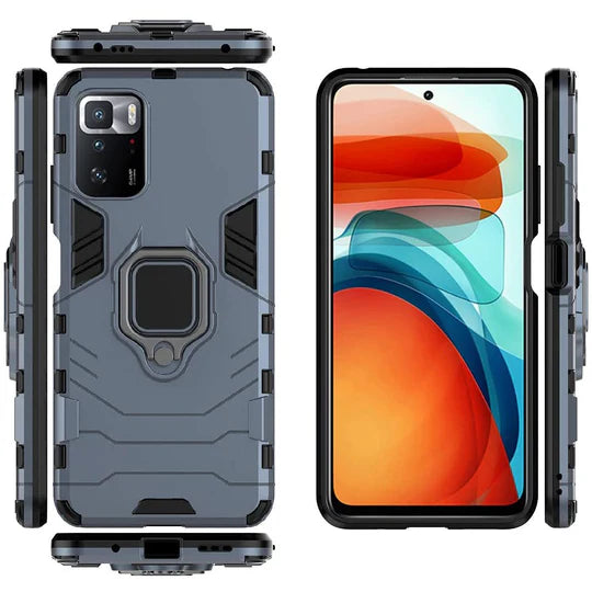 Hybrid Rugged Armor Kickstand Case for Redmi Note 10 Pro