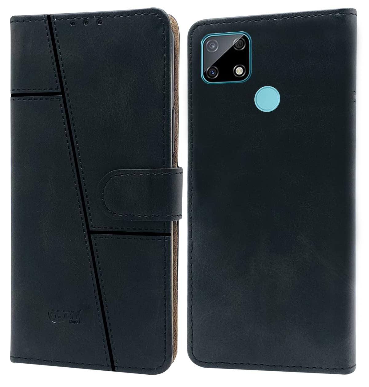 Realme C25/C25s Flip Case Cover ( Black )