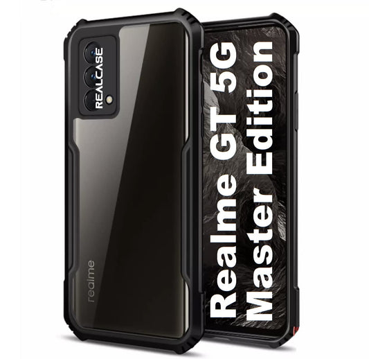 Realme GT Master Edition Back Cover (Black Bumper)