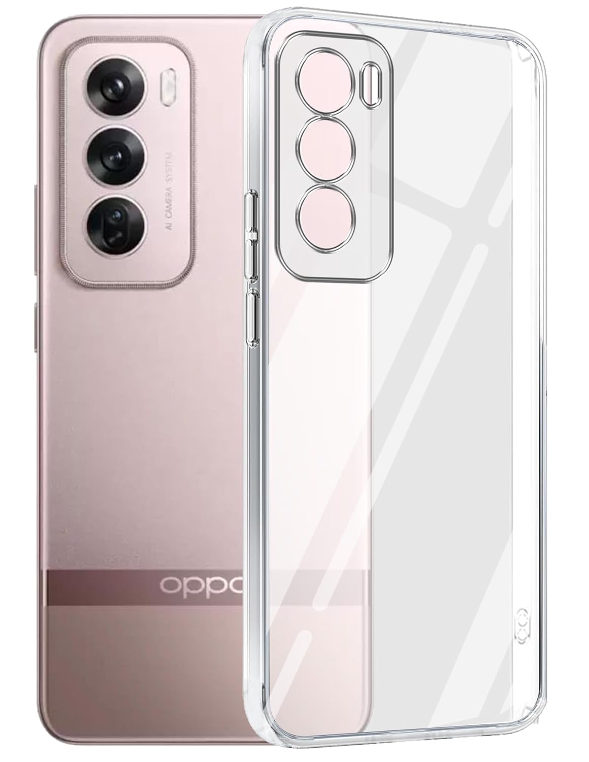 Oppo Reno 12 Pro 5G (Lifetime Anti-Yellow Clear Back Cover)