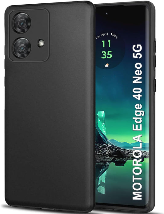 Matte Finish Silicone Cover For Motorola Edge 40 Neo 5G
