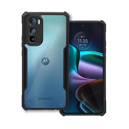 Moto Edge 30 Back Cover (Black Bumper)