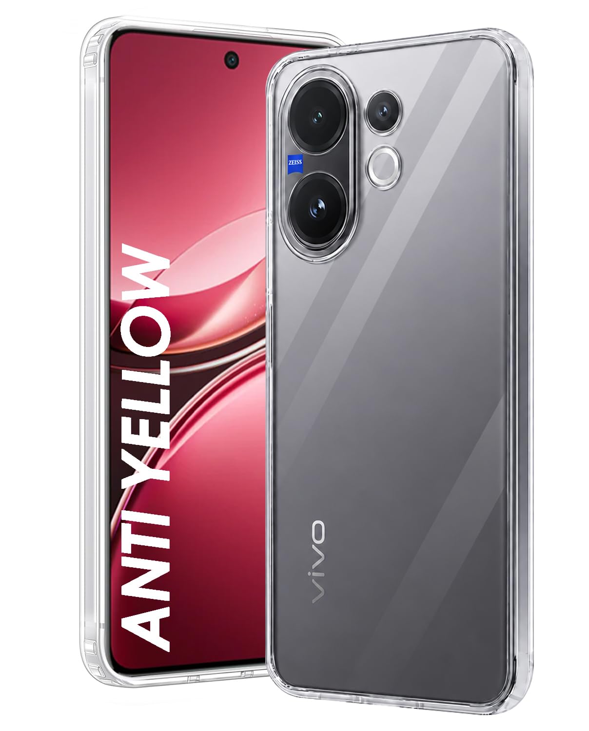 Vivo V60 5G / V60e 5G / Vivo T4 Pro 5G (Lifetime Anti-Yellow Clear Back Cover)