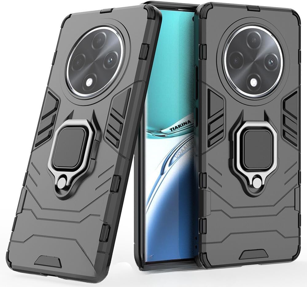 For Oppo F27 Pro Back Cover Case Hybrid Armor |Ring Holder Kickstand