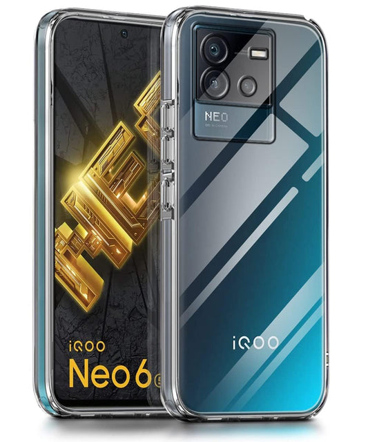 iQOO Neo 6 5G (Lifetime Anti-Yellow Clear Back Cover)