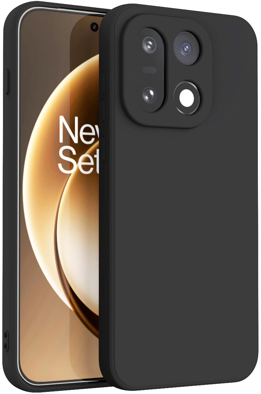 OnePlus 15 (5) ( Black Silicone Cover)