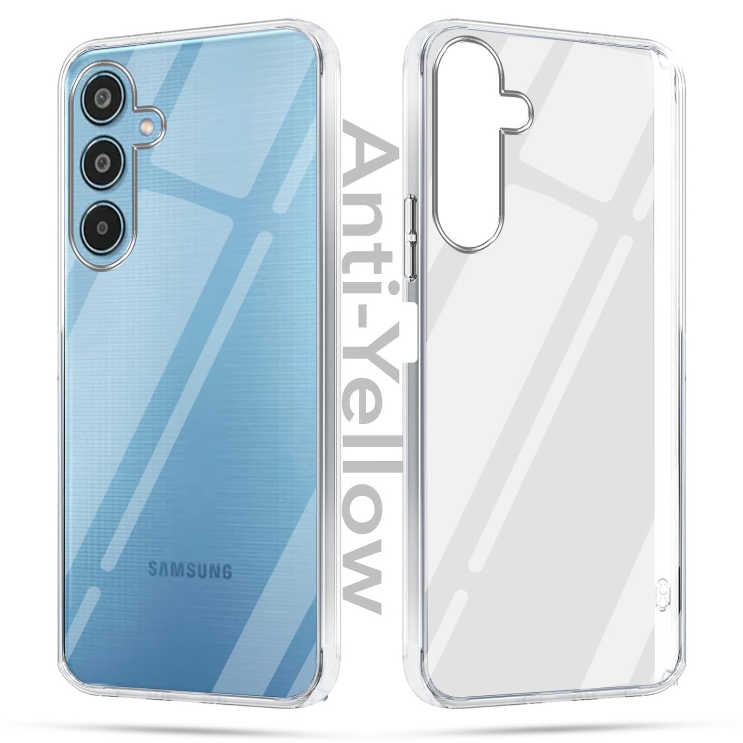 Samsung M35 5G (Lifetime Anti-Yellow Clear Back Cover)