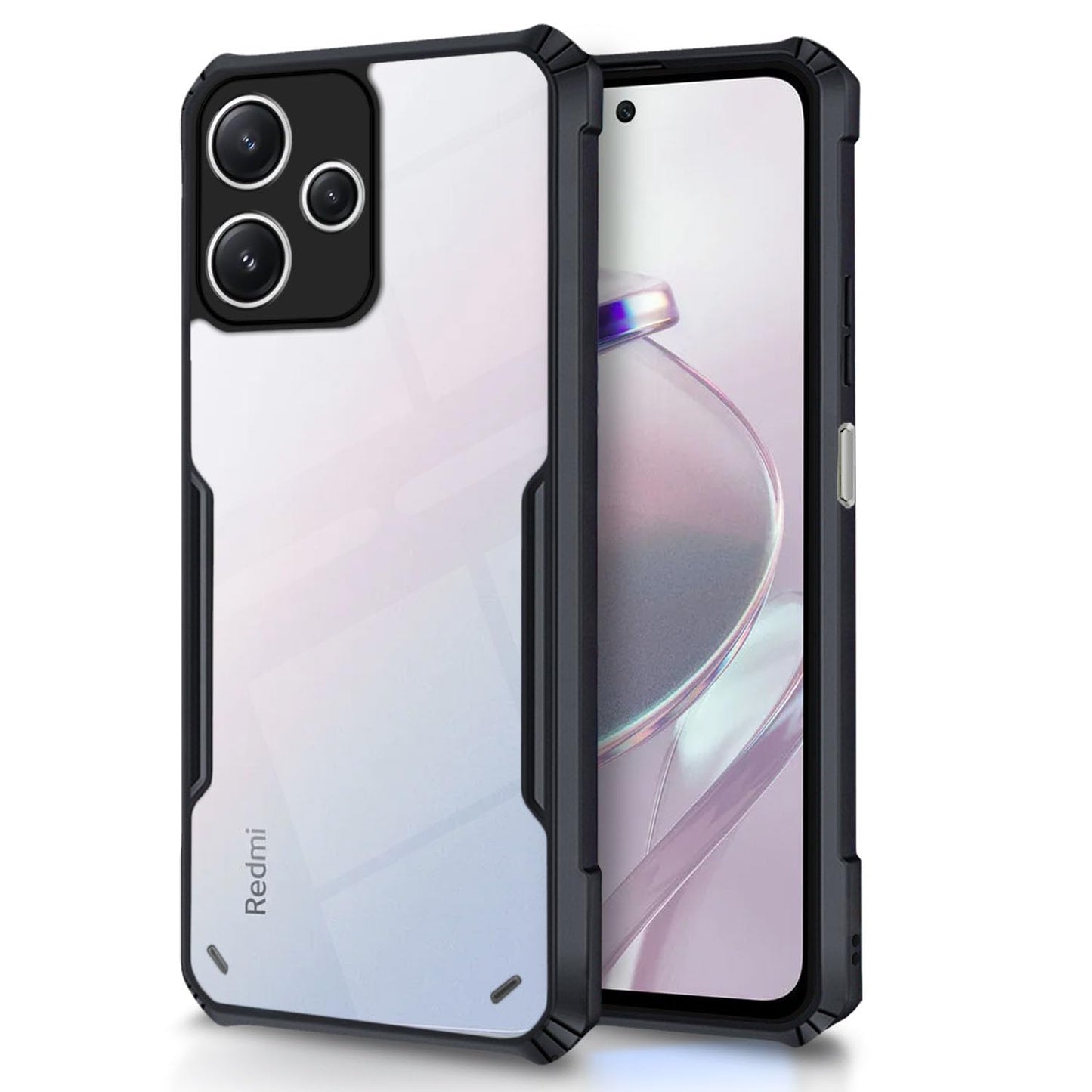 Redmi Note 12 (5G) Back Cover (Black Bumper)
