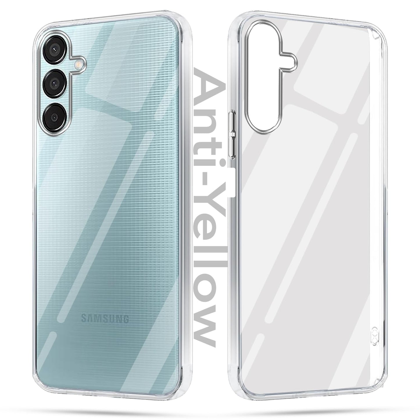 Samsung M15 5G (Lifetime Anti-Yellow Clear Back Cover)