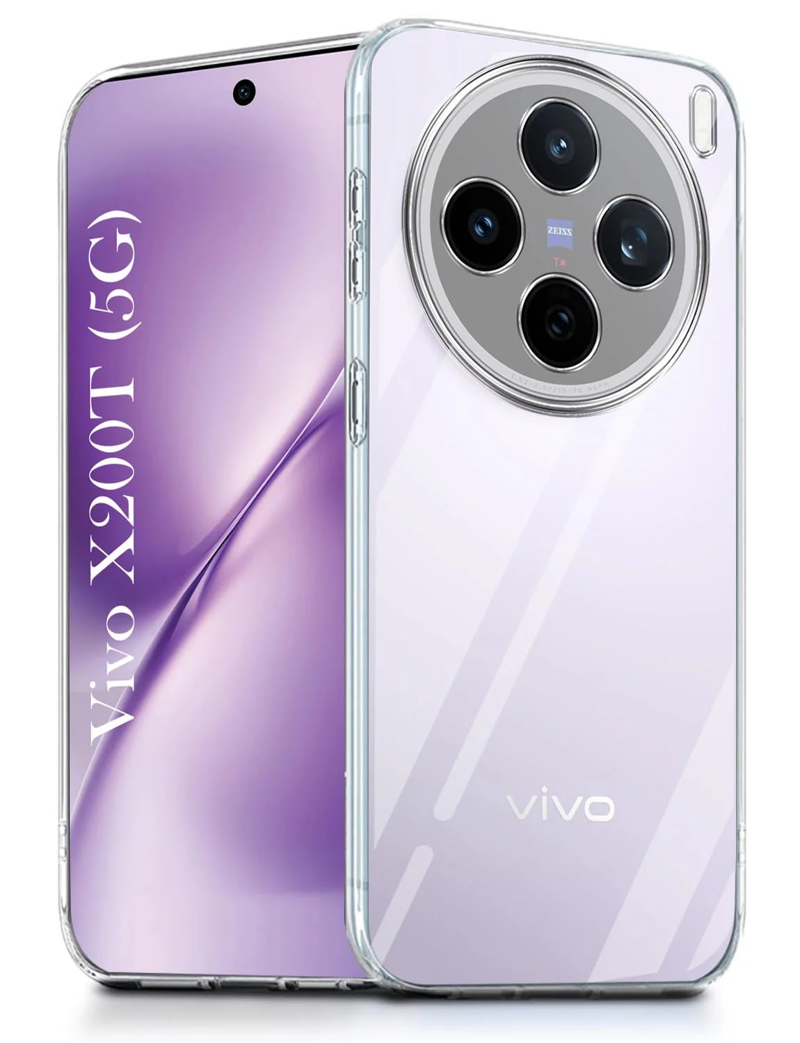 Vivo X200T 5G (Lifetime Anti-Yellow Clear Back Cover)