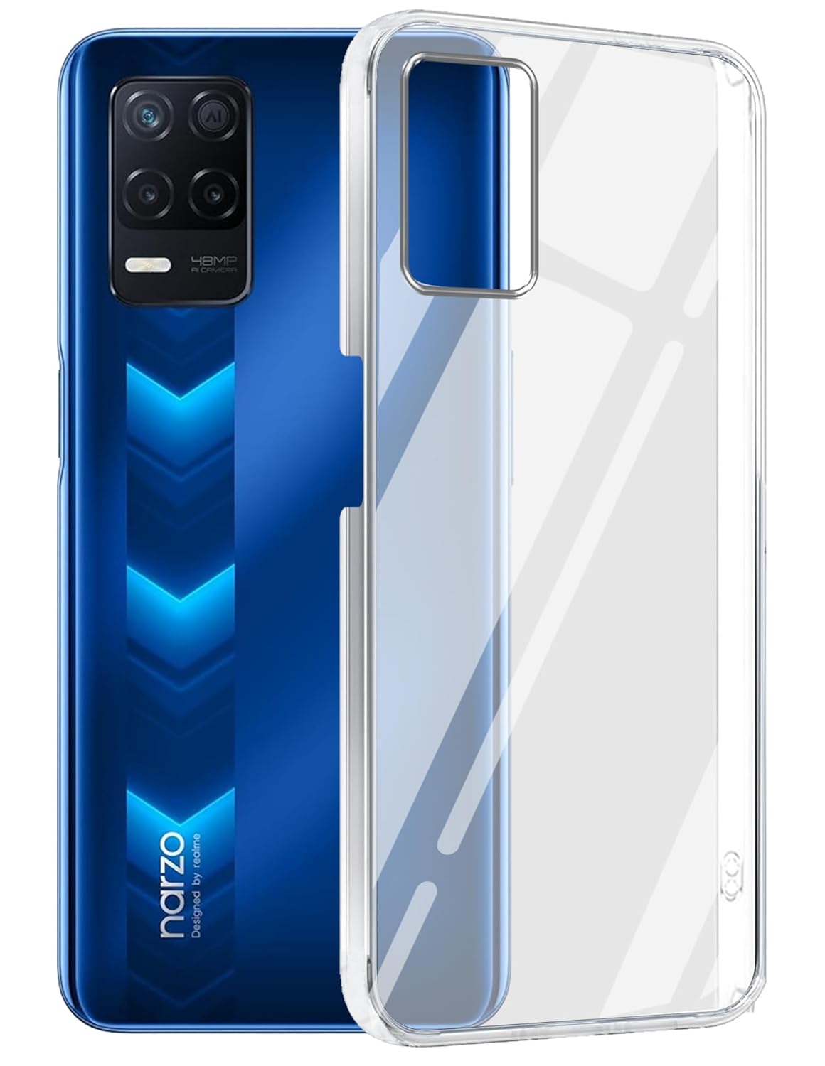 Realme Narzo 30 5G  (Lifetime Anti-Yellow Clear Back Cover)
