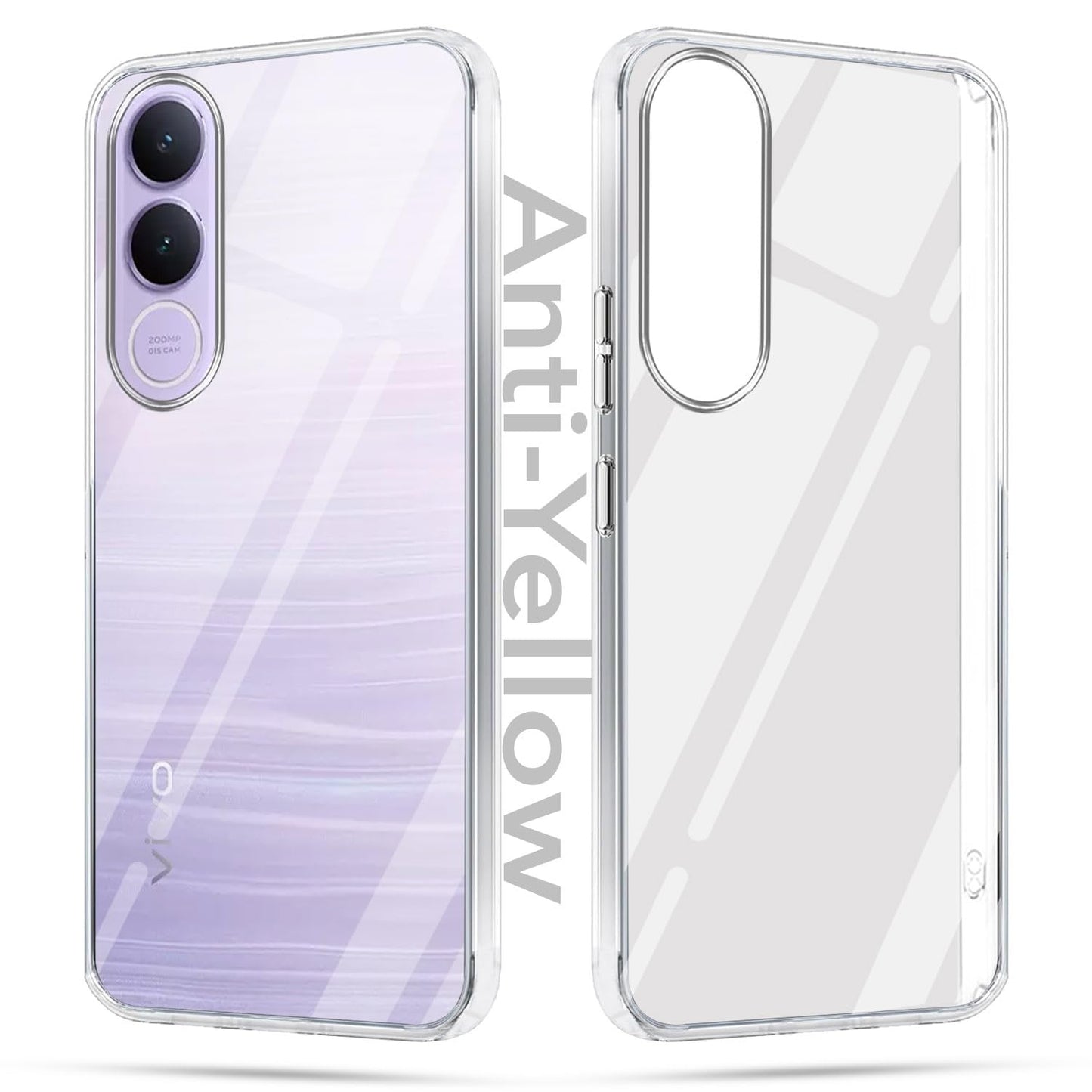 Vivo V70 FE 5G (Lifetime Anti-Yellow Clear Back Cover)