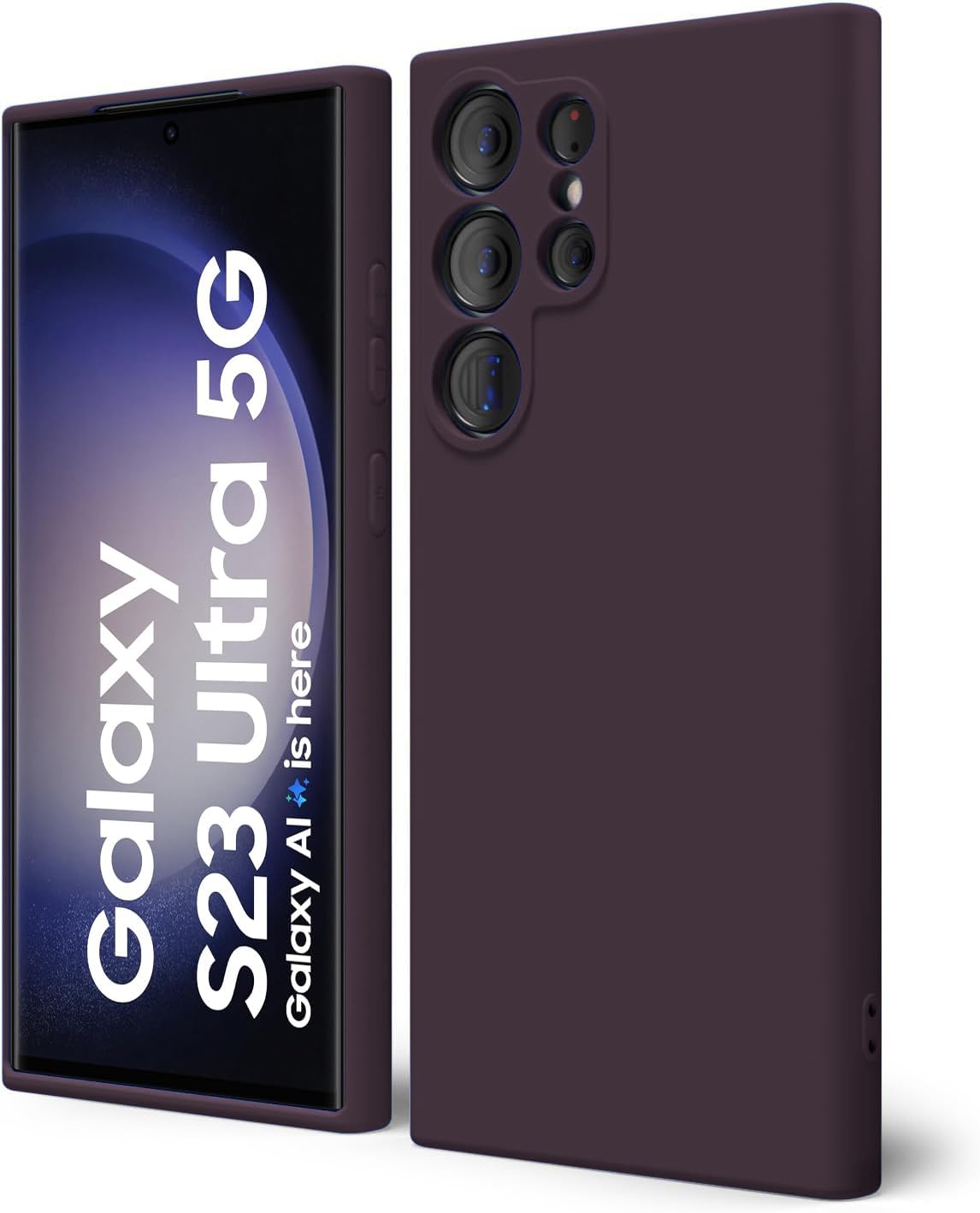 Samsung S23 Ultra (Black Silicone Cover)