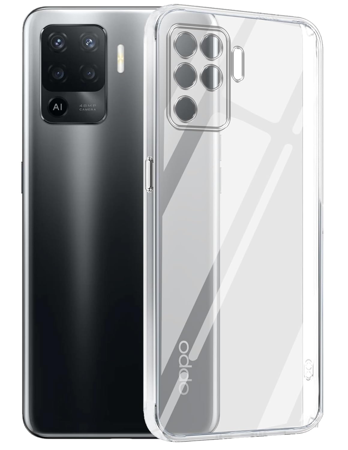 Oppo F19 Pro (Lifetime Anti-Yellow Clear Back Cover)