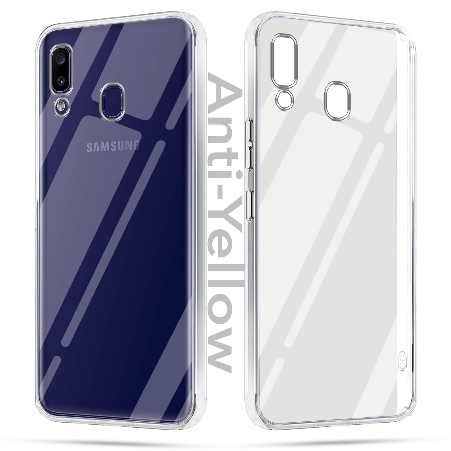 Samsung A30 (Lifetime Anti-Yellow Clear Back Cover)