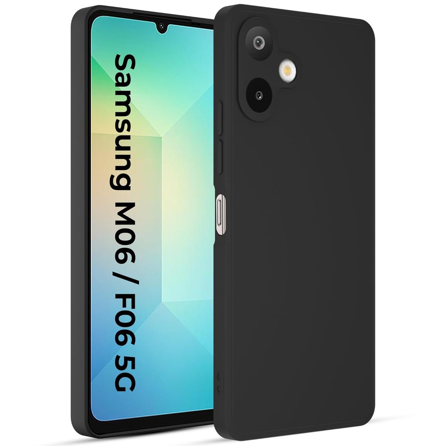 Samsung M06 5G (Black Silicone Cover)