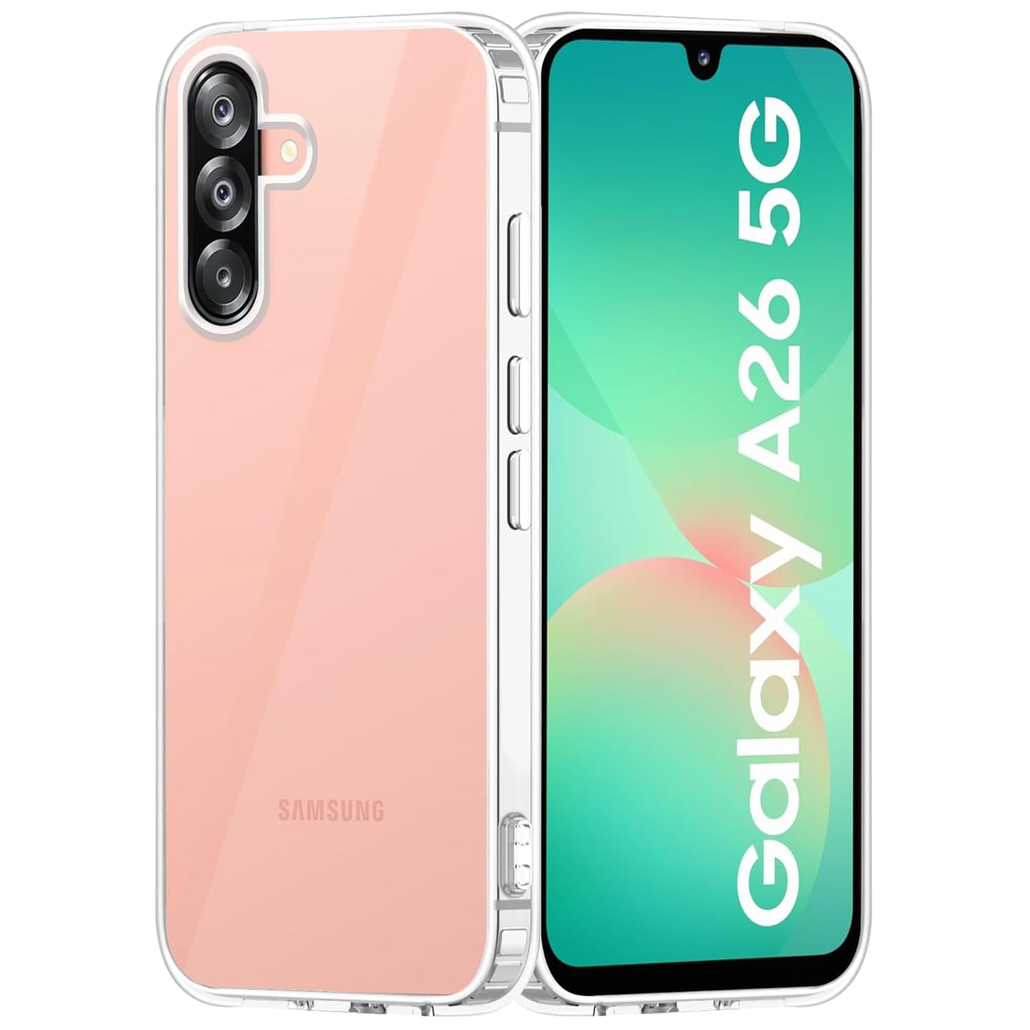 Samsung A26 (Lifetime Anti-Yellow Clear Back Cover)