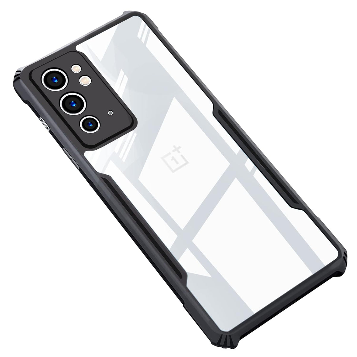 Oneplus 9RT (5G) Back Cover (Black Bumper)