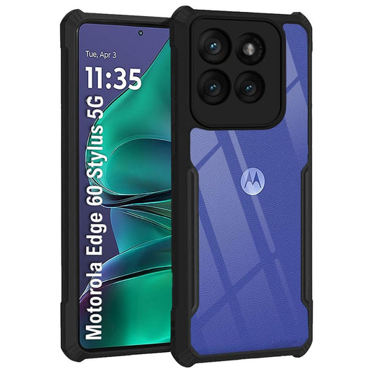 Motorola 60 Stylus 5G Back Cover (Silicone Border)