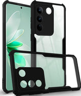 Vivo V27/V27 Pro Back Cover (Black Bumper)