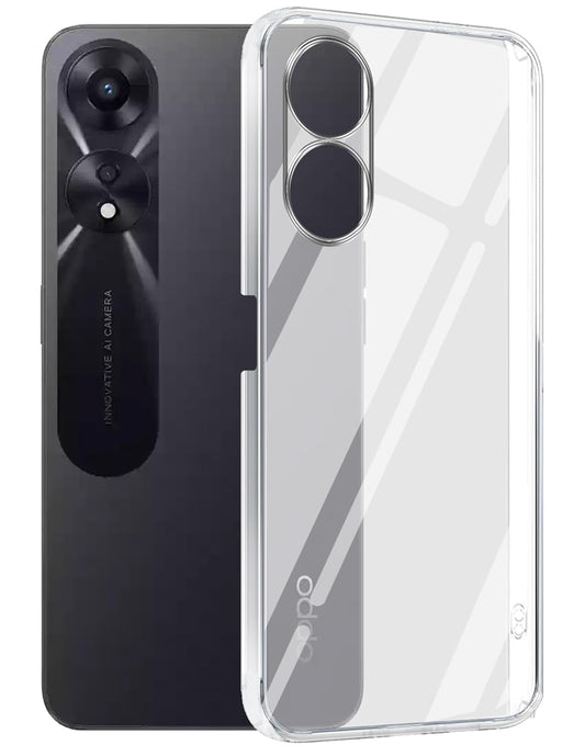 Oppo A78 5G  (Lifetime Anti-Yellow Clear Back Cover)