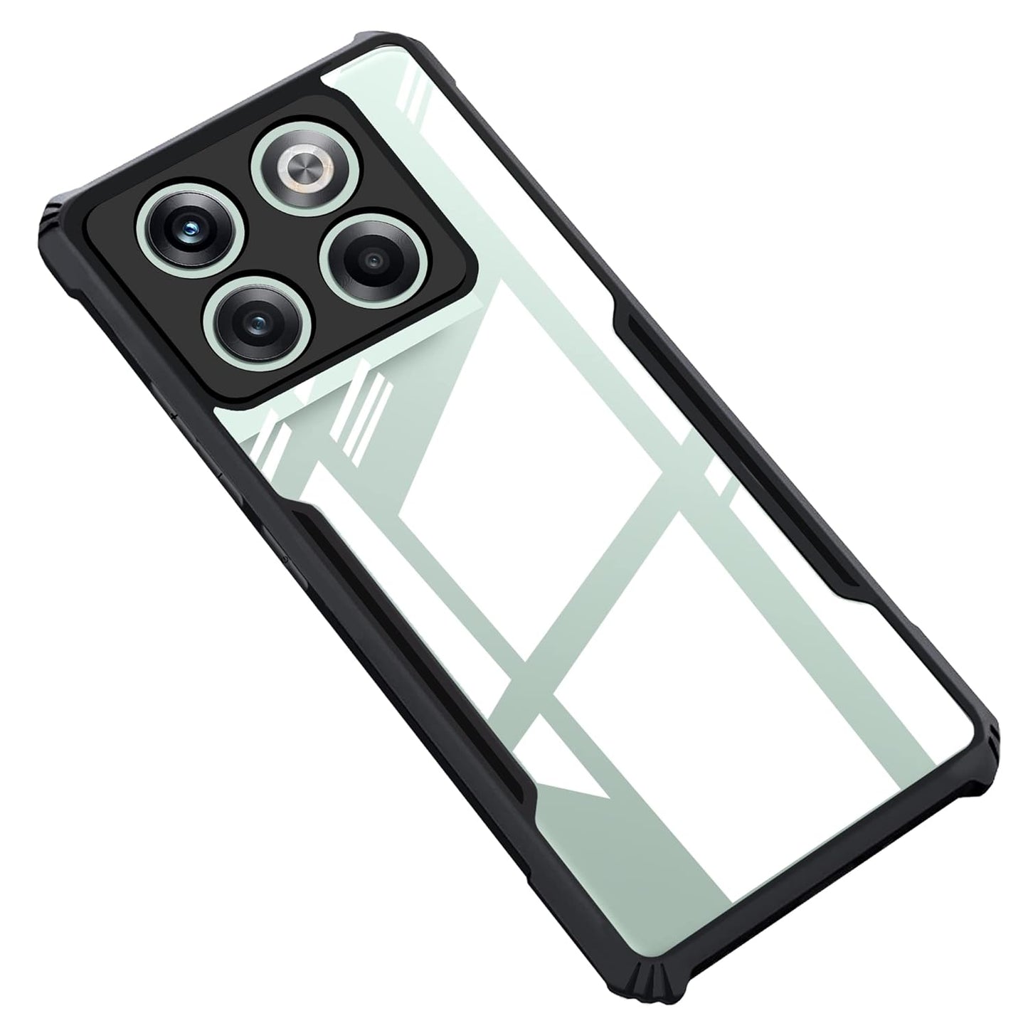 Oneplus 10T (5G) Back Cover (Black Bumper)