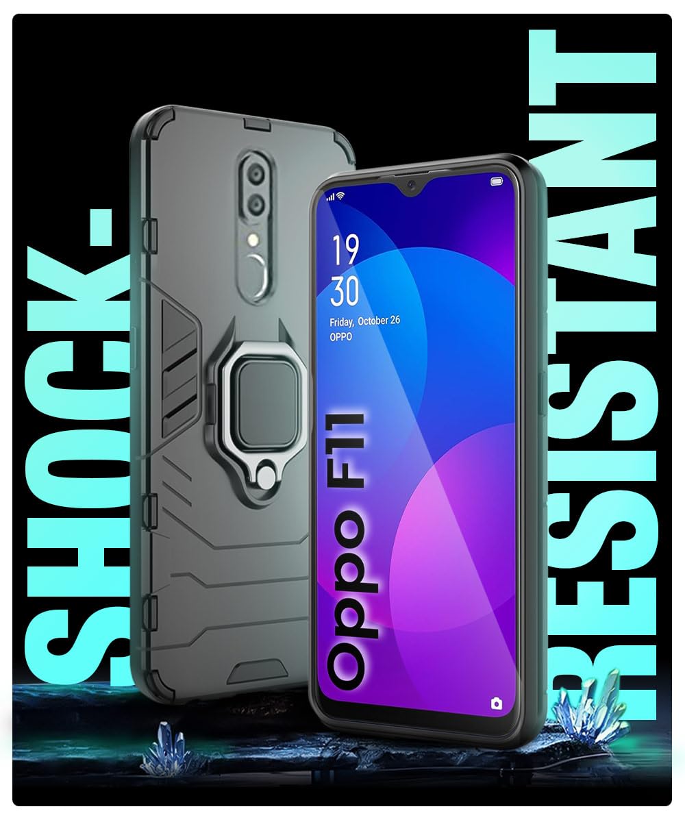 Hybrid Rugged Armor Kickstand Case for Oppo F11