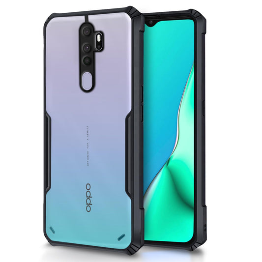 Oppo A5 2020/ A9 2020 Back Cover (Black Bumper)