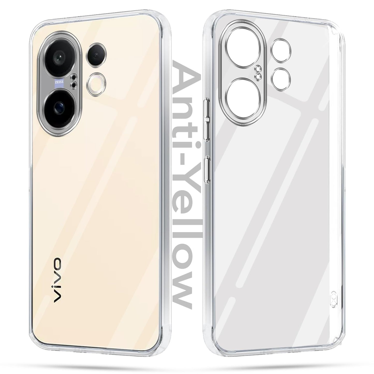 Vivo X200 FE 5G (Lifetime Anti-Yellow Clear Back Cover)