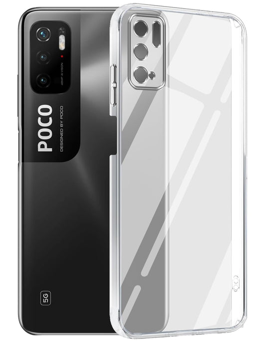 Poco M3 Pro 5G ( Lifetime Anti-Yellow Clear Back Cover)