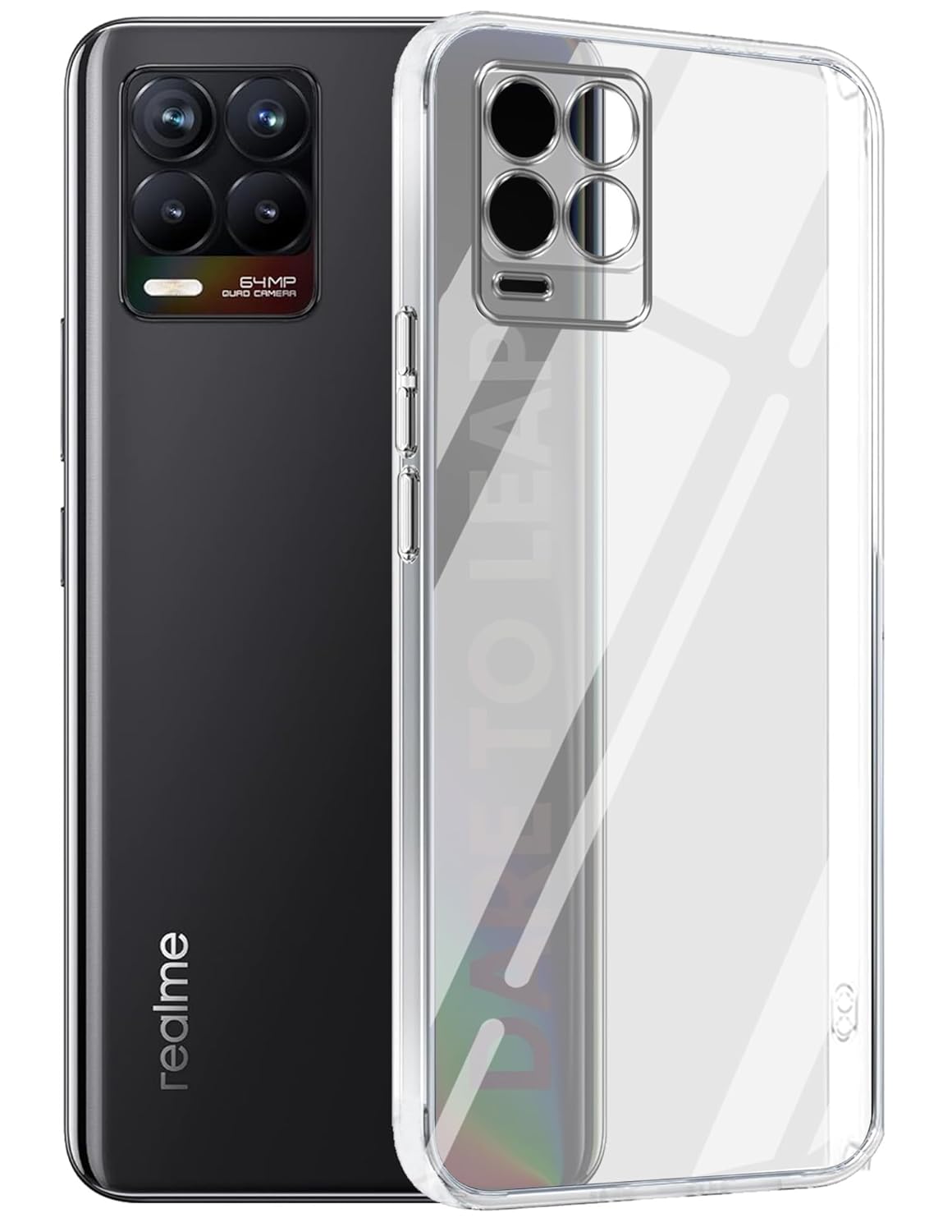 Realme 8 (Lifetime Anti-Yellow Clear Back Cover)