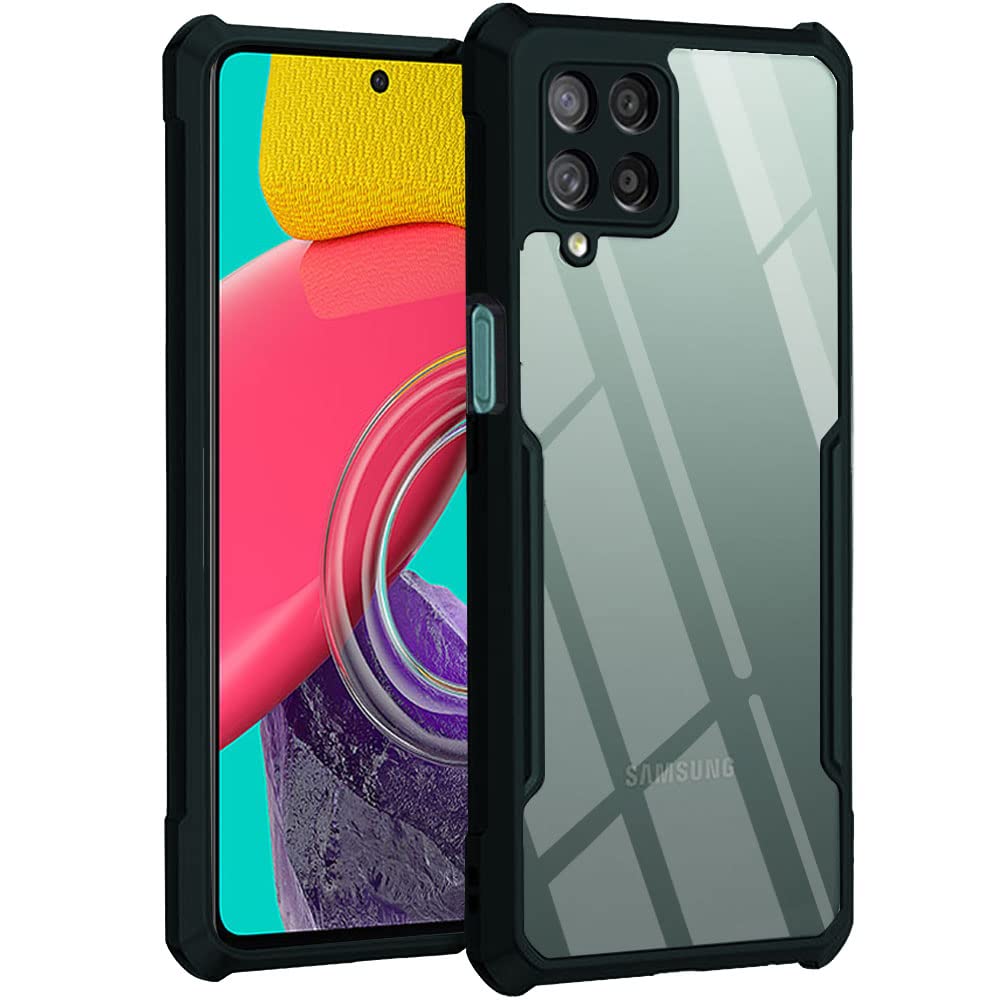 Samsung M53 5G Back Cover (Black Bumper)