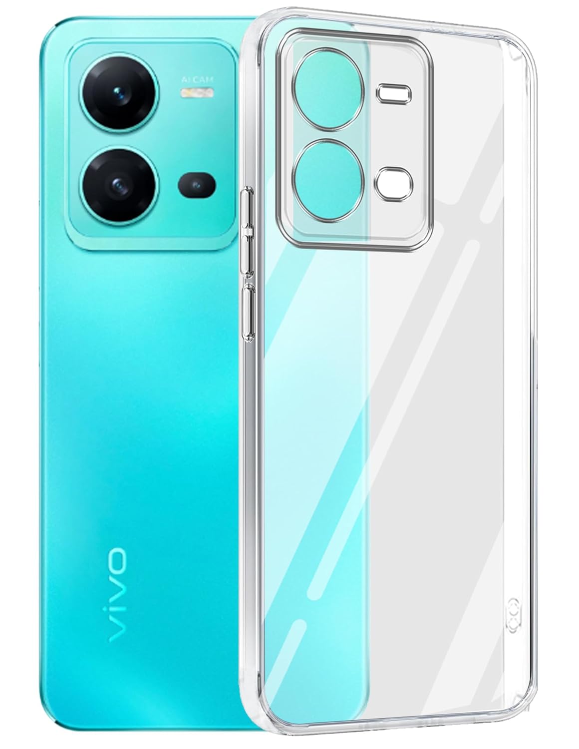 Vivo V25 5G (Lifetime Anti-Yellow Clear Back Cover)