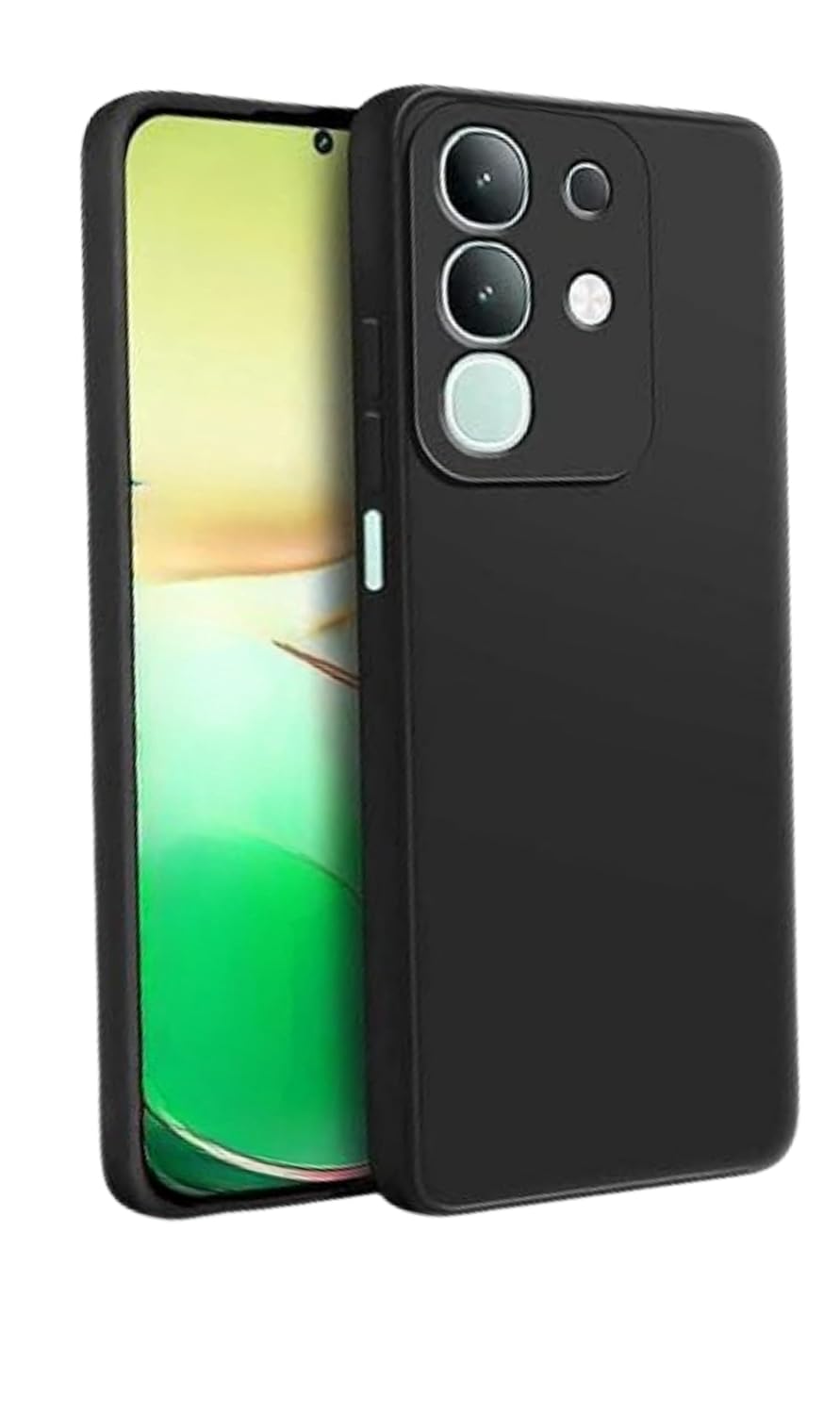 Vivo T4x 5G ( Black Silicone Cover)