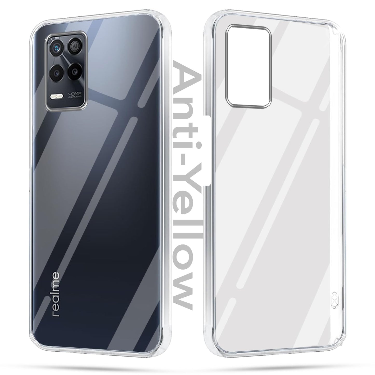 Realme 9 5G (Lifetime Anti-Yellow Clear Back Cover)