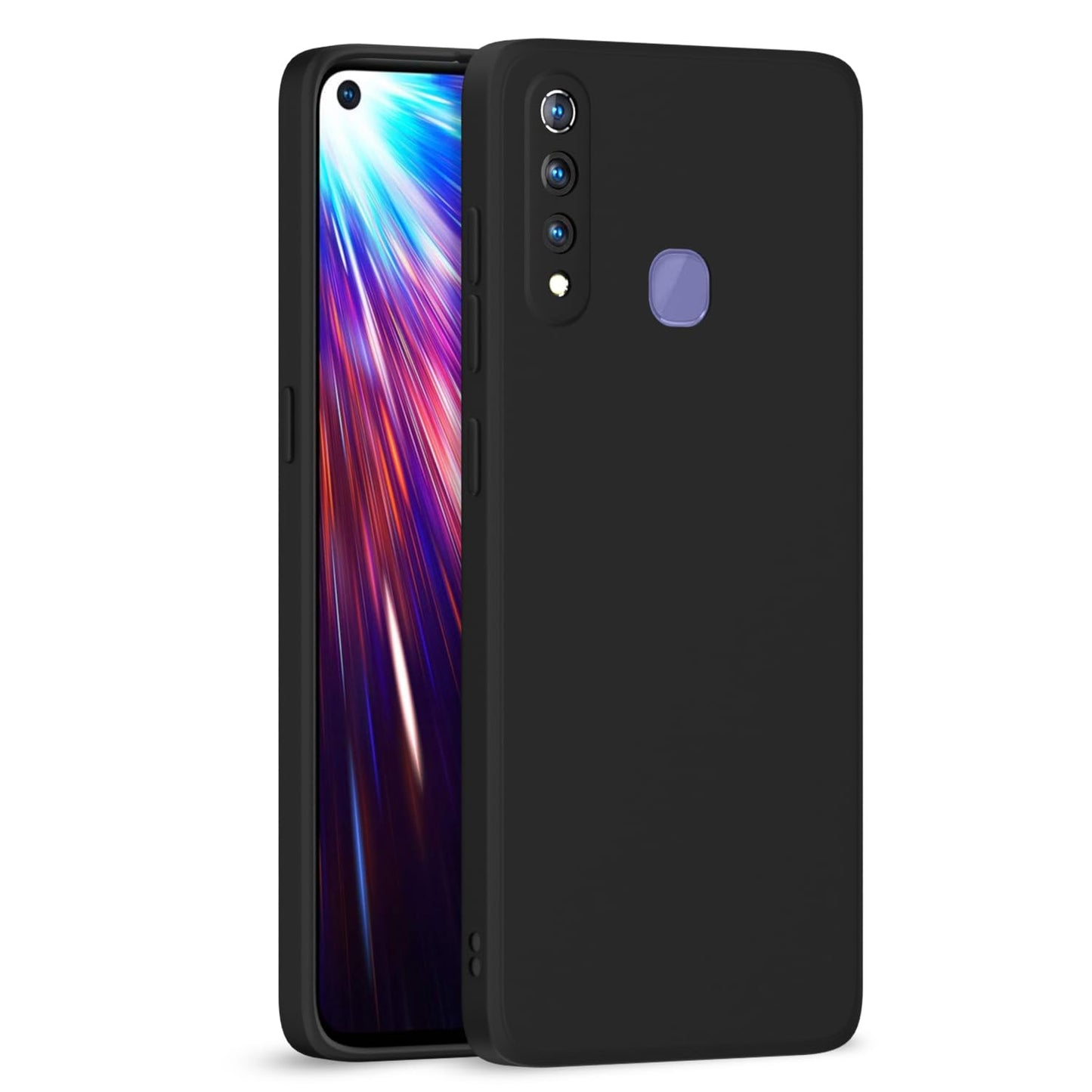 Vivo Z1 Pro ( Black Silicone Cover)