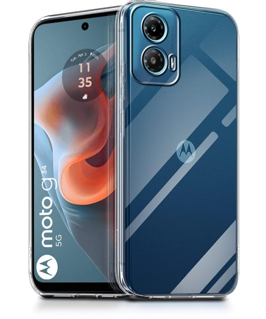 Motorola Moto G45 5G Back Cover (Transparent)