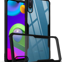 Samsung M02 Back Cover (Silicone Border)