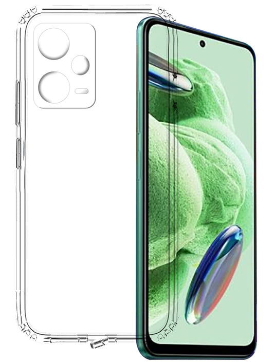 Redmi Note 12 5G Back Cover (Transparent)