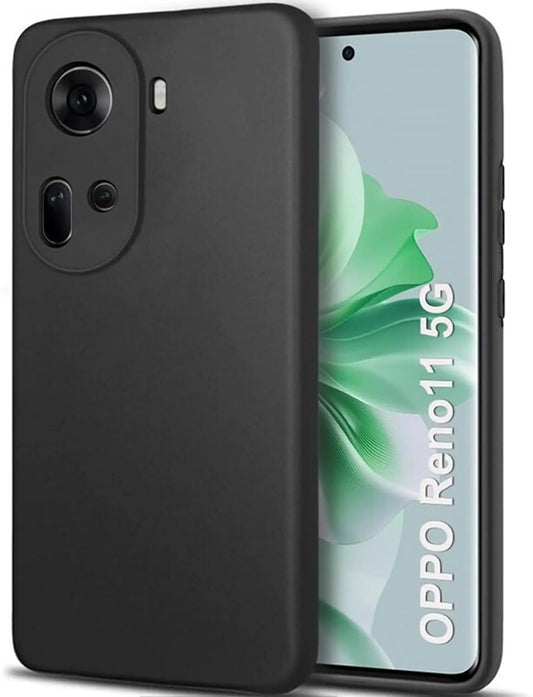 Oppo Reno 11 5G ( Black Silicone Cover)