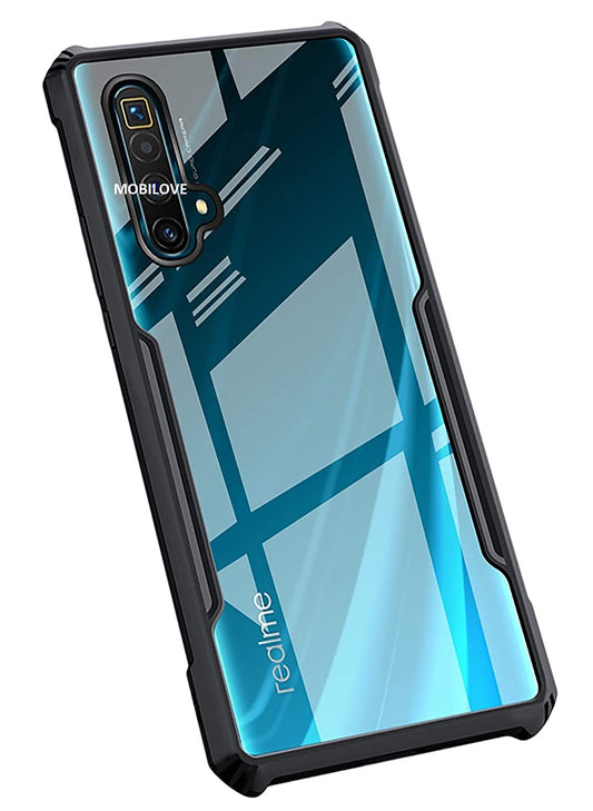 Realme X3 Back Cover (Silicone Border)