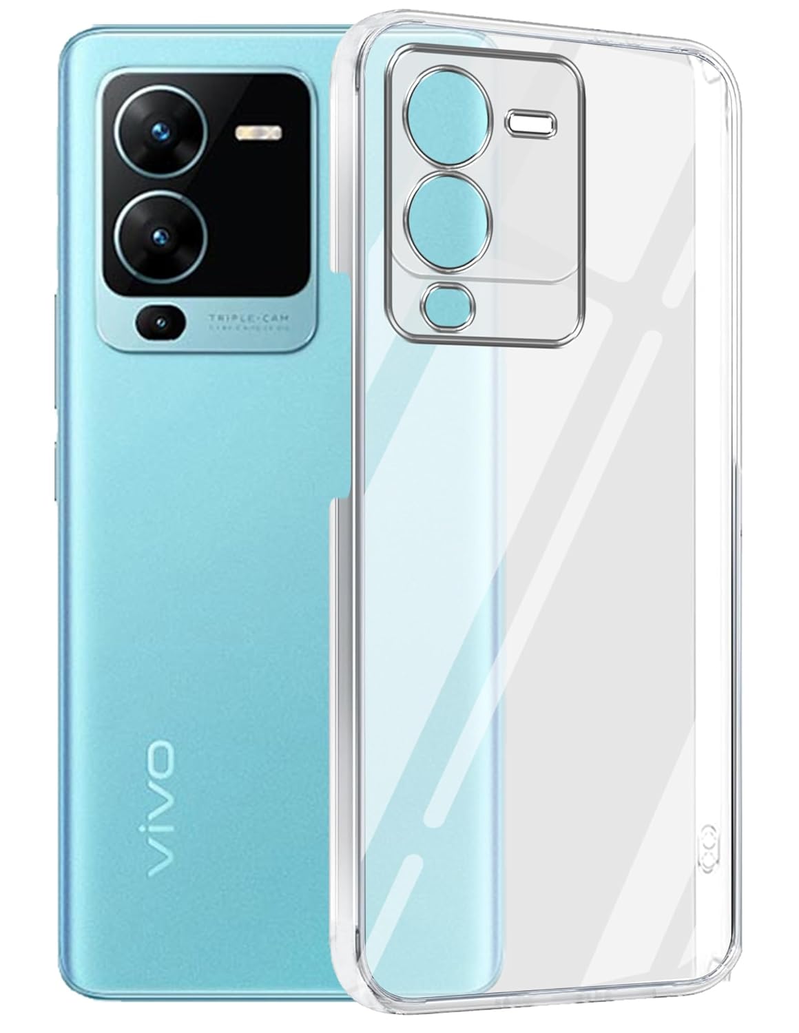 Vivo V25 Pro 5G (Lifetime Anti-Yellow Clear Back Cover)