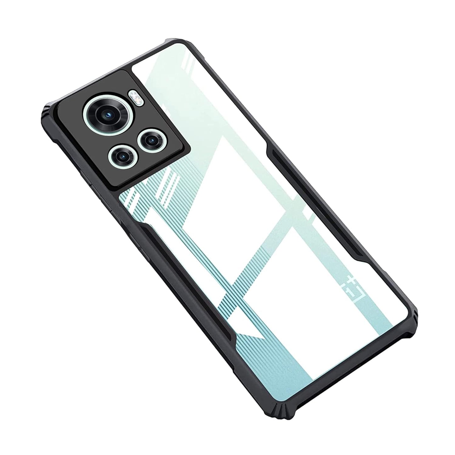 Oneplus 10R (5G) Back Cover (Black Bumper)