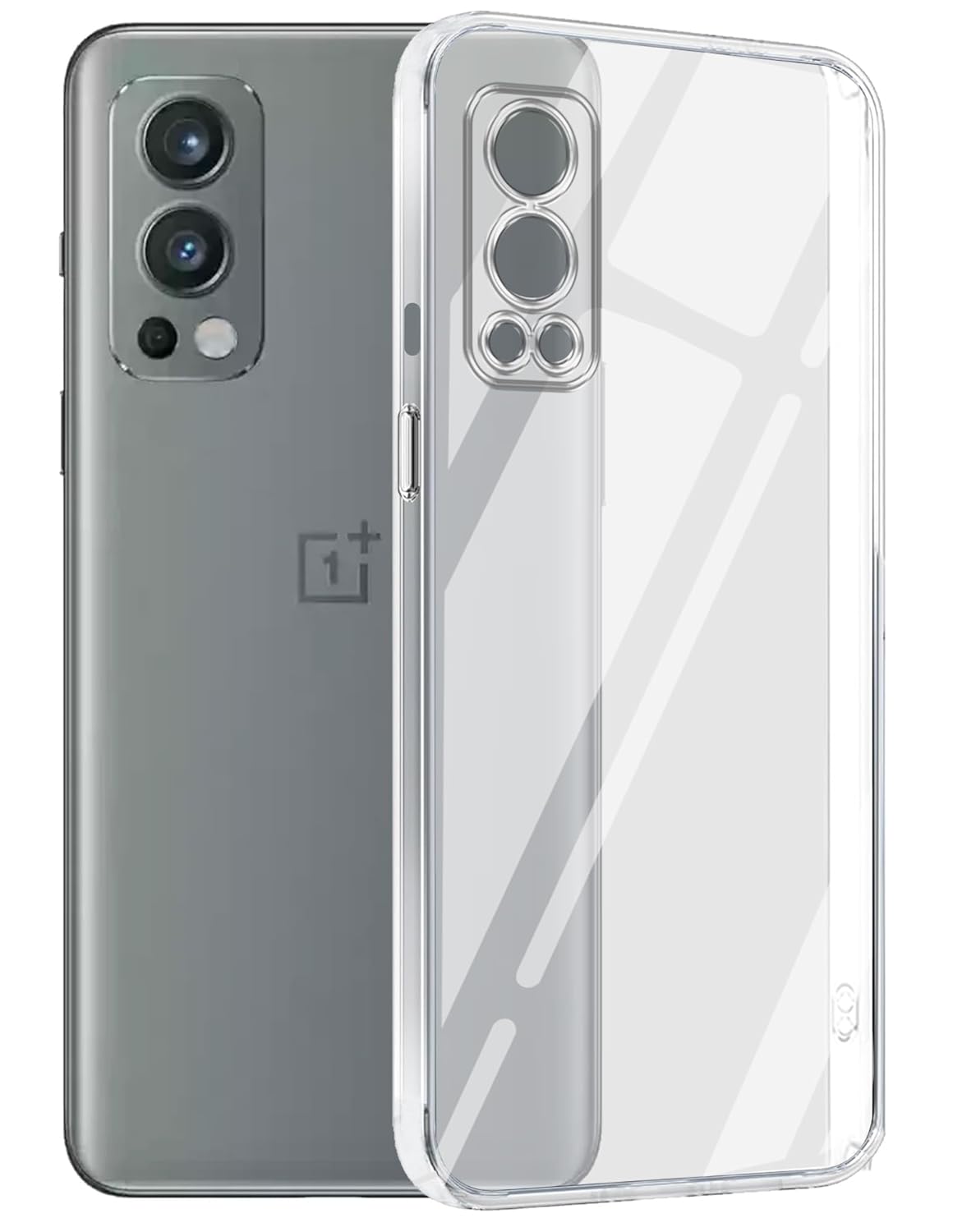 OnePlus Nord 2 5G Lifetime Anti-Yellow Clear Back Cover)