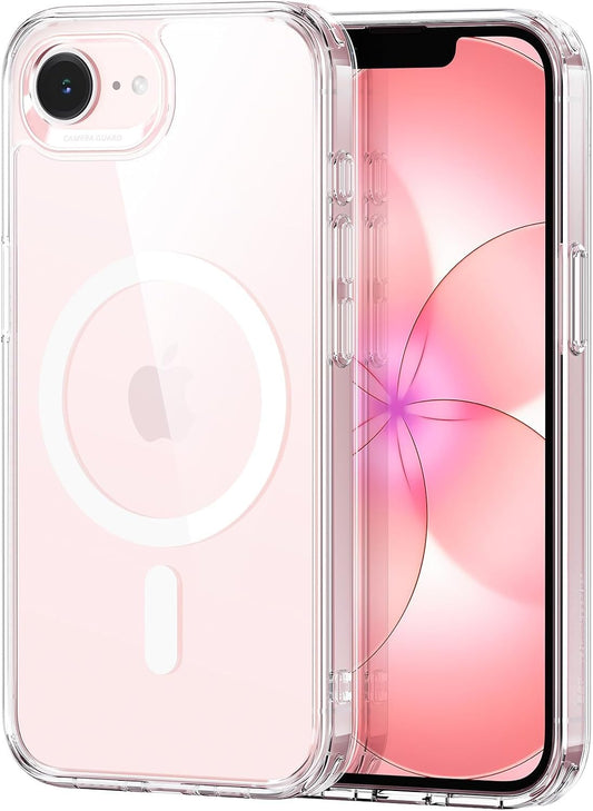 Magnetic Case for iPhone 16e Clear Compatible with MagSafe